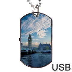 London Westminster Landmark England Dog Tag Usb Flash (one Side) by Celenk