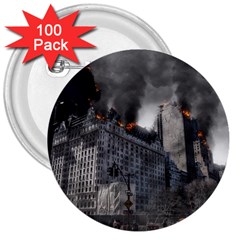 Apocalypse War Armageddon 3  Buttons (100 Pack)  by Celenk