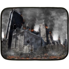 Apocalypse War Armageddon Double Sided Fleece Blanket (mini)  by Celenk