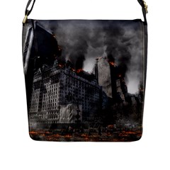 Apocalypse War Armageddon Flap Messenger Bag (l) 