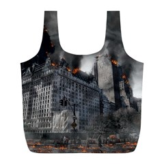 Apocalypse War Armageddon Full Print Recycle Bags (l)  by Celenk