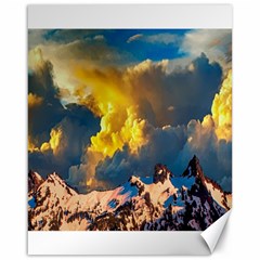 Mountains Clouds Landscape Scenic Canvas 16  X 20   by Celenk