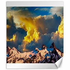 Mountains Clouds Landscape Scenic Canvas 20  X 24   by Celenk