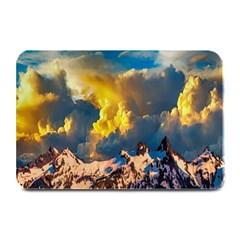 Mountains Clouds Landscape Scenic Plate Mats by Celenk