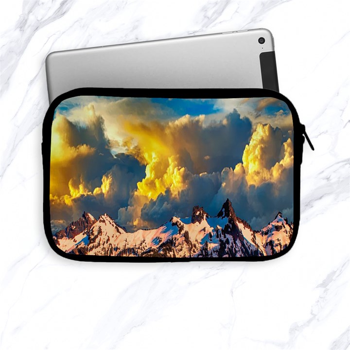 Mountains Clouds Landscape Scenic Apple iPad Mini Zipper Cases