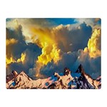 Mountains Clouds Landscape Scenic Double Sided Flano Blanket (Mini)  35 x27  Blanket Front