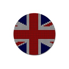 Union Jack Flag British Flag Magnet 3  (round) by Celenk