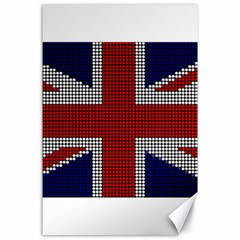 Union Jack Flag British Flag Canvas 24  X 36  by Celenk