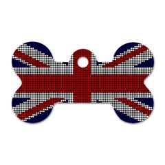 Union Jack Flag British Flag Dog Tag Bone (one Side) by Celenk