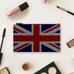 Union Jack Flag British Flag Cosmetic Bag (small)  by Celenk