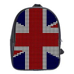 Union Jack Flag British Flag School Bag (large) by Celenk