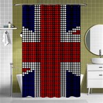 Union Jack Flag British Flag Shower Curtain 48  x 72  (Small)  Curtain(48  X 72 ) - 42.18 x64.8  Curtain(48  X 72 )