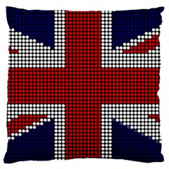 Union Jack Flag British Flag Large Cushion Case (two Sides) by Celenk