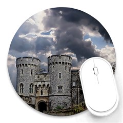 Castle Building Architecture Round Mousepads by Celenk