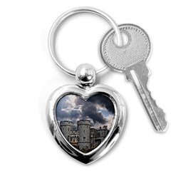 Castle Building Architecture Key Chains (heart)  by Celenk