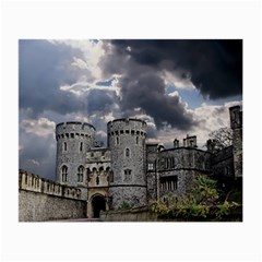 Castle Building Architecture Small Glasses Cloth (2-side) by Celenk