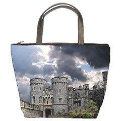 Castle Building Architecture Bucket Bags by Celenk