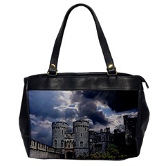 Castle Building Architecture Office Handbags by Celenk