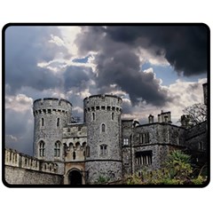 Castle Building Architecture Fleece Blanket (medium) 