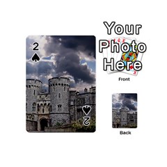 Castle Building Architecture Playing Cards 54 (mini)  by Celenk