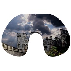 Castle Building Architecture Travel Neck Pillows by Celenk