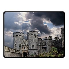 Castle Building Architecture Double Sided Fleece Blanket (small)  by Celenk