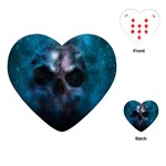 Skull Horror Halloween Death Dead Playing Cards (Heart)  Front