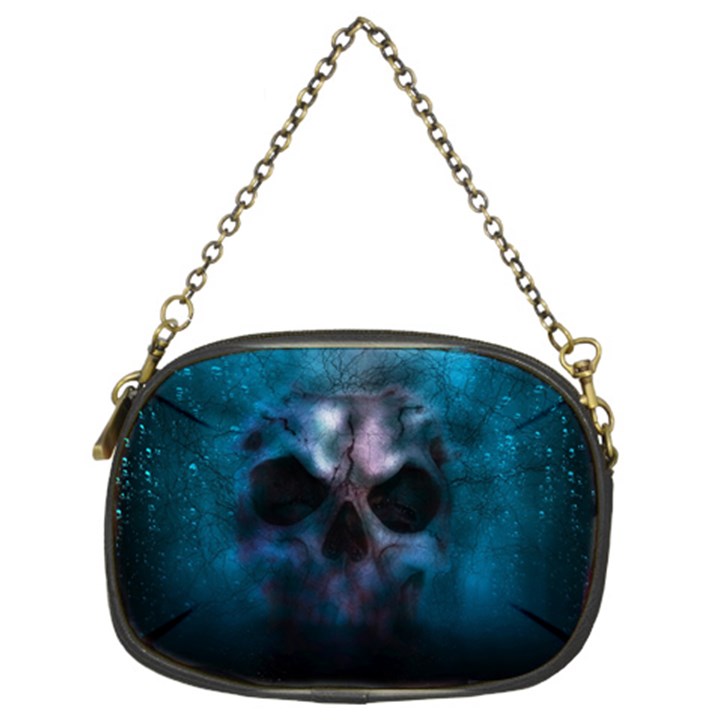 Skull Horror Halloween Death Dead Chain Purses (Two Sides) 