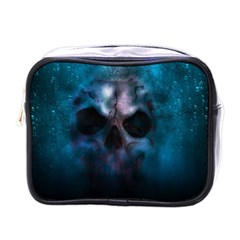 Skull Horror Halloween Death Dead Mini Toiletries Bags by Celenk