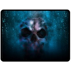 Skull Horror Halloween Death Dead Double Sided Fleece Blanket (large)  by Celenk