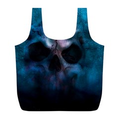 Skull Horror Halloween Death Dead Full Print Recycle Bags (l)  by Celenk