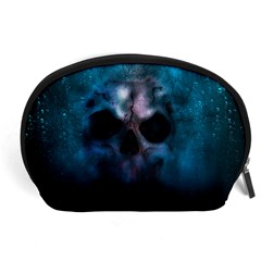 Skull Horror Halloween Death Dead Accessory Pouches (large)  by Celenk