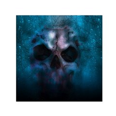 Skull Horror Halloween Death Dead Small Satin Scarf (square) by Celenk