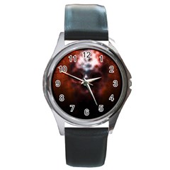 Skull Horror Halloween Death Dead Round Metal Watch by Celenk