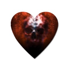 Skull Horror Halloween Death Dead Heart Magnet by Celenk