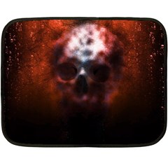 Skull Horror Halloween Death Dead Double Sided Fleece Blanket (mini)  by Celenk