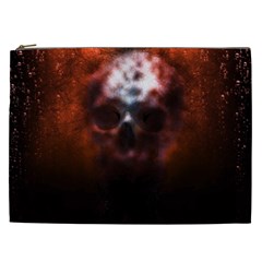 Skull Horror Halloween Death Dead Cosmetic Bag (xxl)  by Celenk