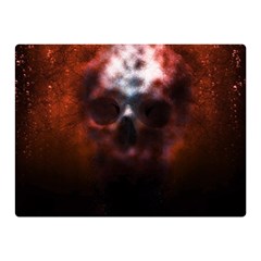 Skull Horror Halloween Death Dead Double Sided Flano Blanket (mini)  by Celenk