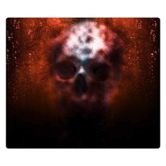 Skull Horror Halloween Death Dead Double Sided Flano Blanket (small)  by Celenk