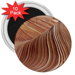 Swirling Patterns Of The Wave 3  Magnets (10 Pack)  by Celenk