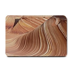 Swirling Patterns Of The Wave Small Doormat  by Celenk