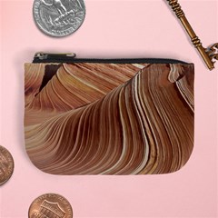 Swirling Patterns Of The Wave Mini Coin Purses by Celenk