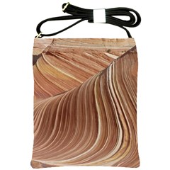 Swirling Patterns Of The Wave Shoulder Sling Bags by Celenk