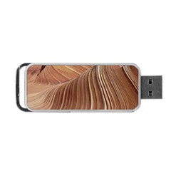 Swirling Patterns Of The Wave Portable Usb Flash (one Side) by Celenk