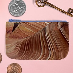 Swirling Patterns Of The Wave Large Coin Purse by Celenk