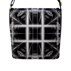 Geometry Pattern Backdrop Design Flap Messenger Bag (l) 