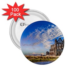 Ruin Church Ancient Architecture 2 25  Buttons (100 Pack)  by Celenk