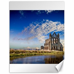 Ruin Church Ancient Architecture Canvas 18  X 24   by Celenk