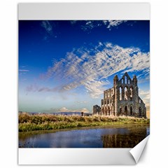 Ruin Church Ancient Architecture Canvas 11  X 14   by Celenk