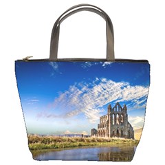 Ruin Church Ancient Architecture Bucket Bags by Celenk